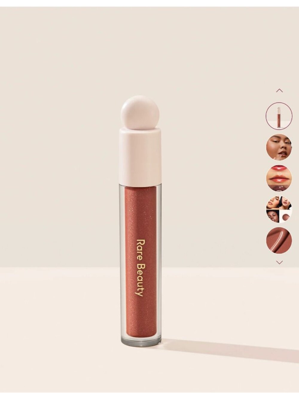 RARE BEAUTY Positive Light Luminizing Lip Gloss 'Spark' NWOB $20